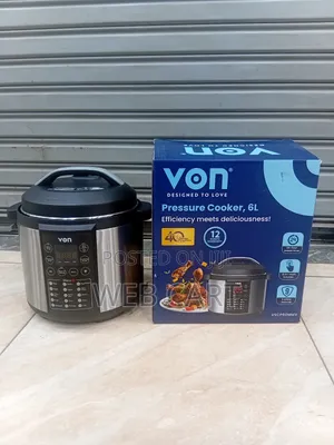 Von Electric Pressure Cooker – 6l Capacity