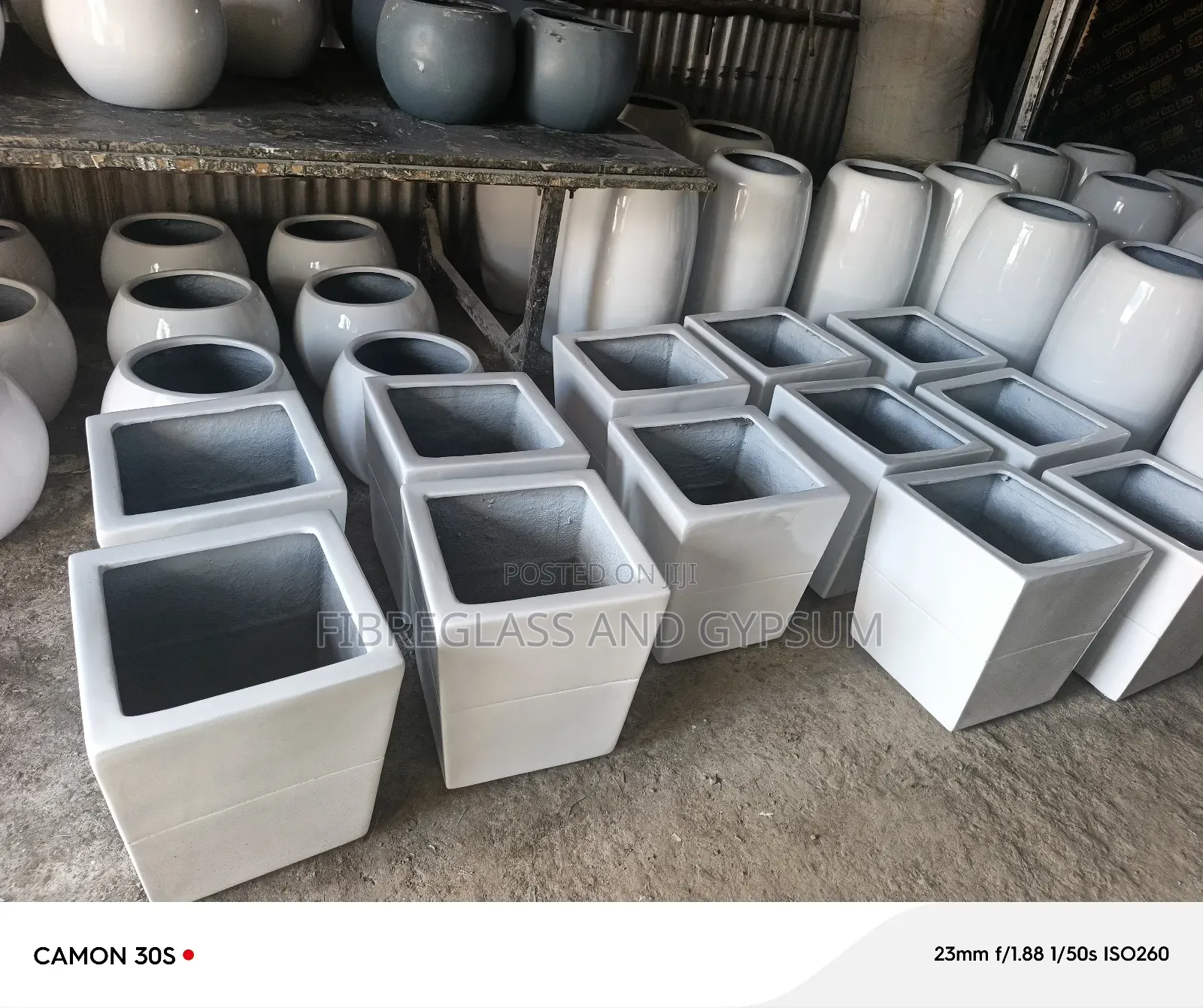 Fibreglass Flower Pots (Radar Pot)