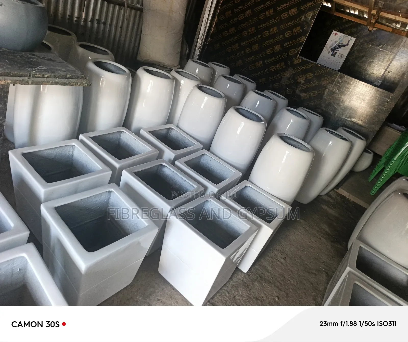 Fibreglass Flower Pots (Radar Pot)