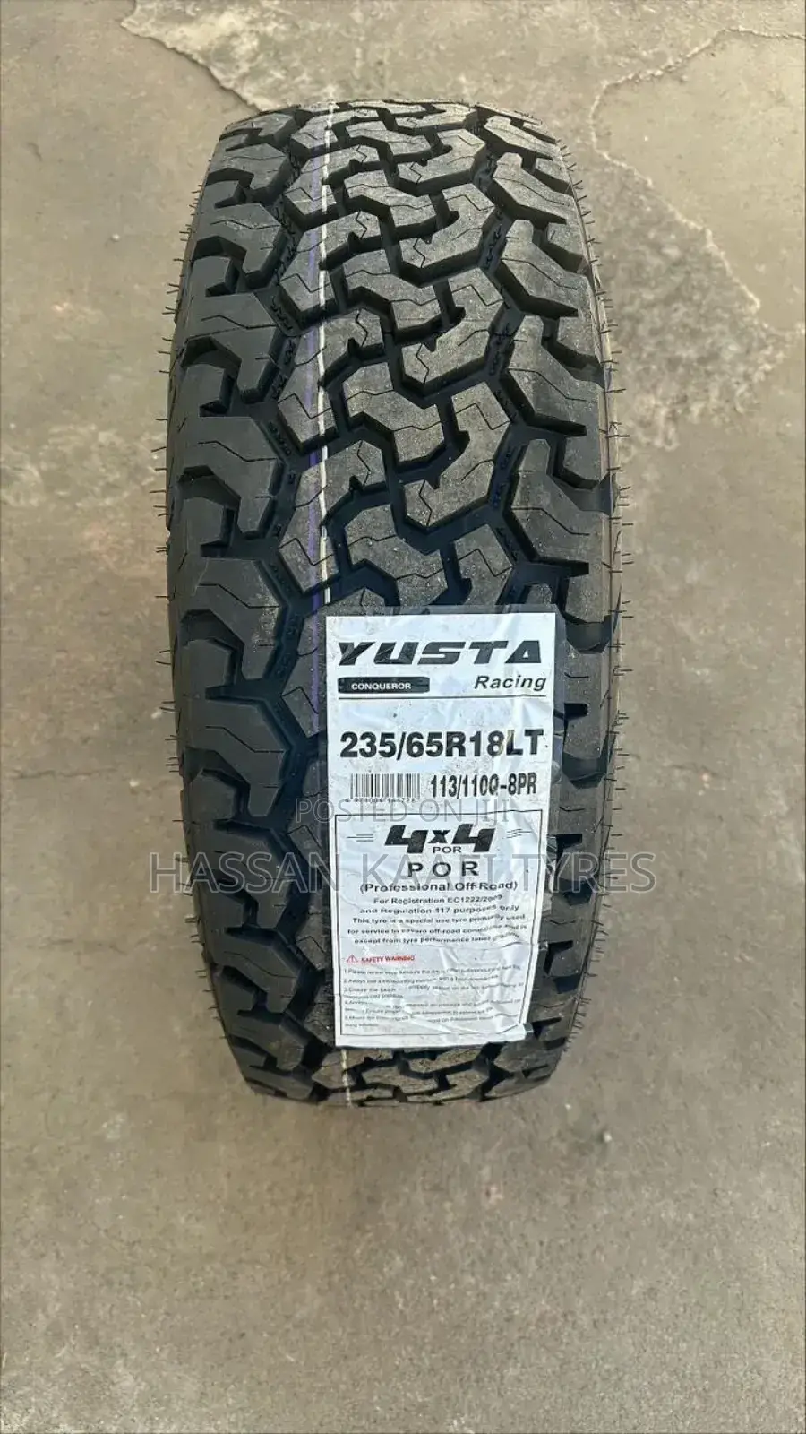 235/65r18 Yusta Alltrein 4x4 Tyre