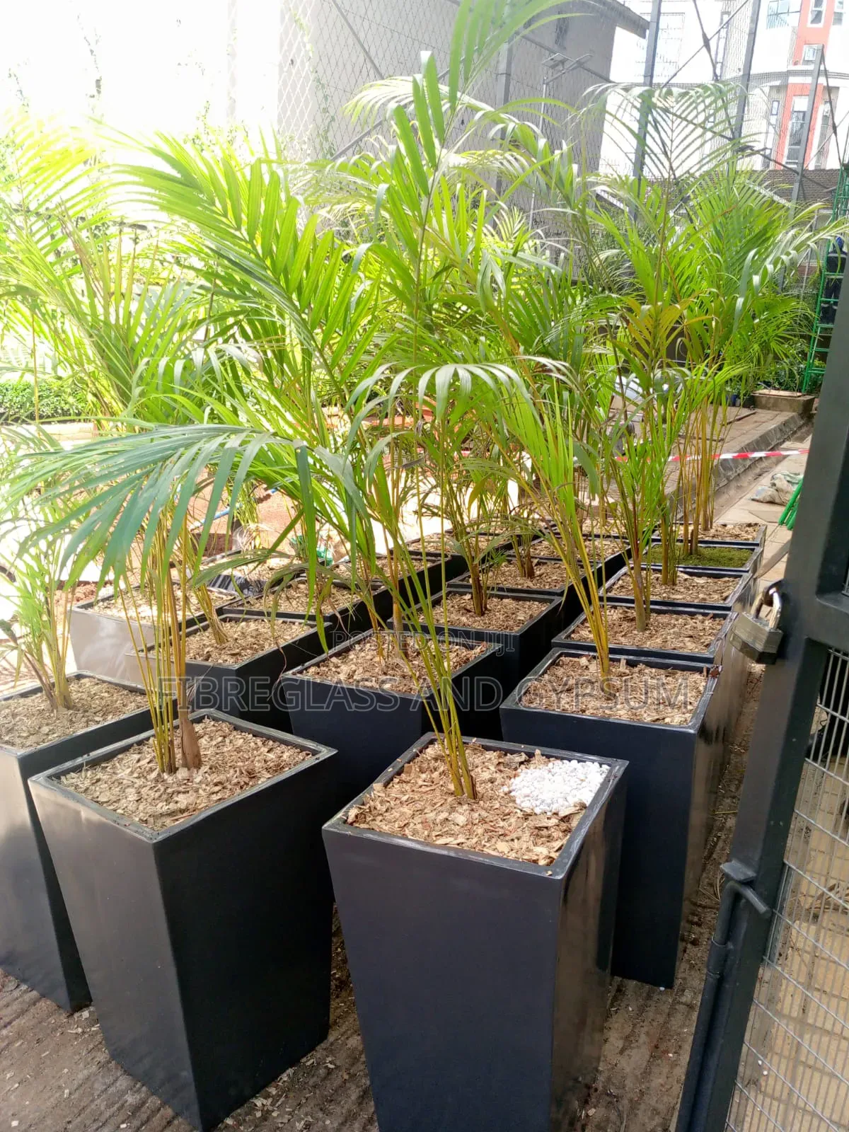 Fibre Flower Pots (Milano Pyramid)