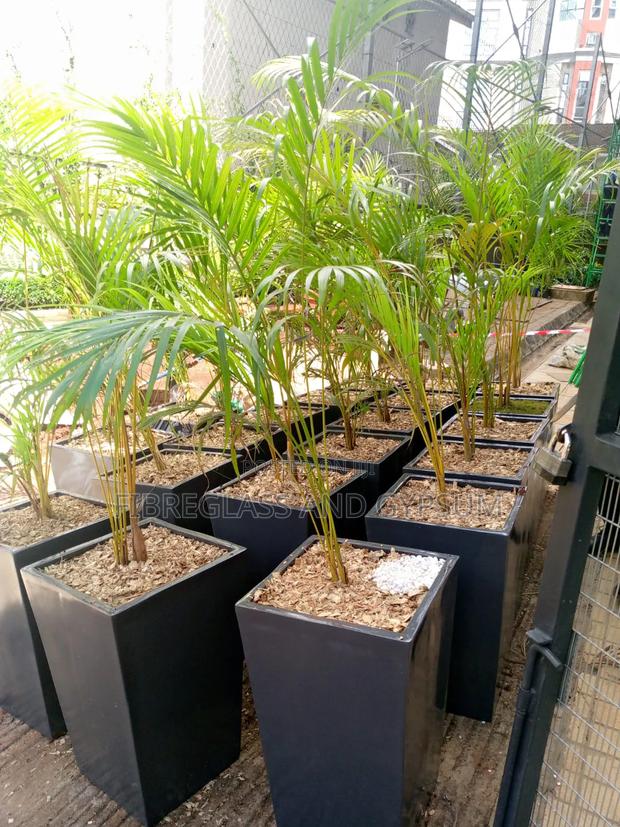 Fibre Flower Pots (Milano Pyramid)
