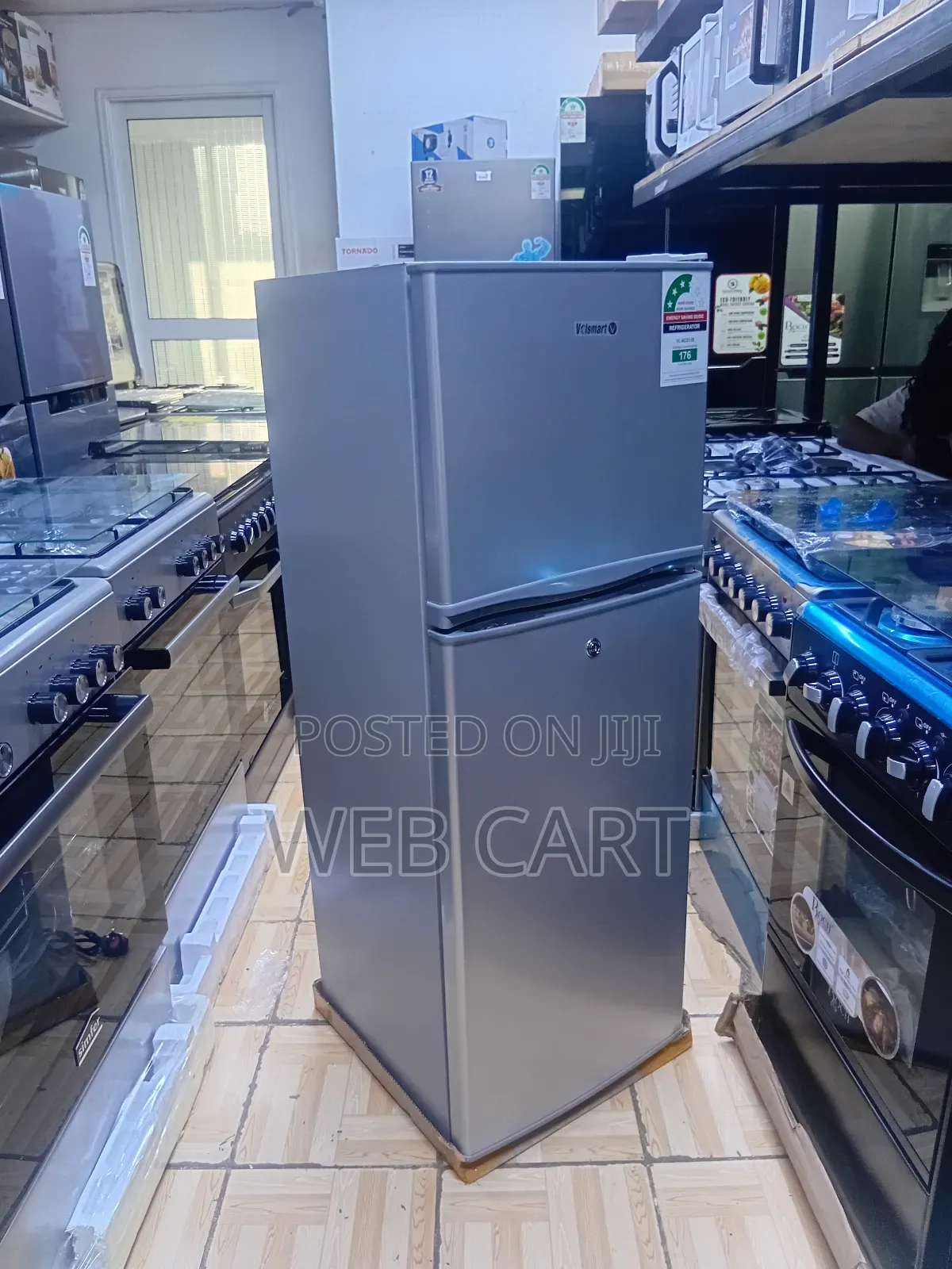 Volsmart Double Door Refrigerator – 138litres