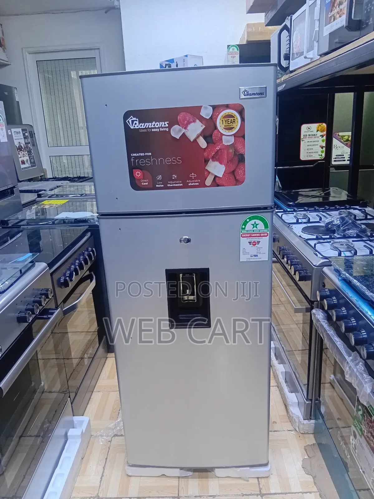 Clean Ramtons 213litres Double Door Rf/130 – Ready to Use