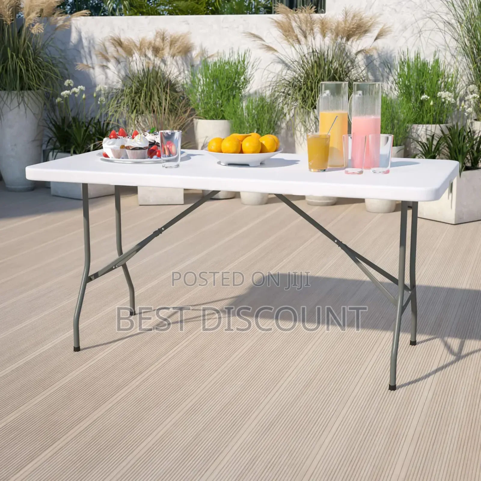 Outdoor Table, Plastic Foldable