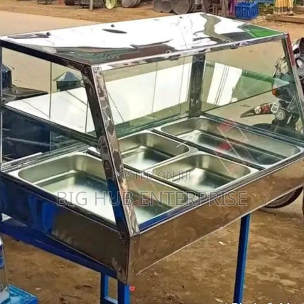 Electric Food Warmer With Trays - main view