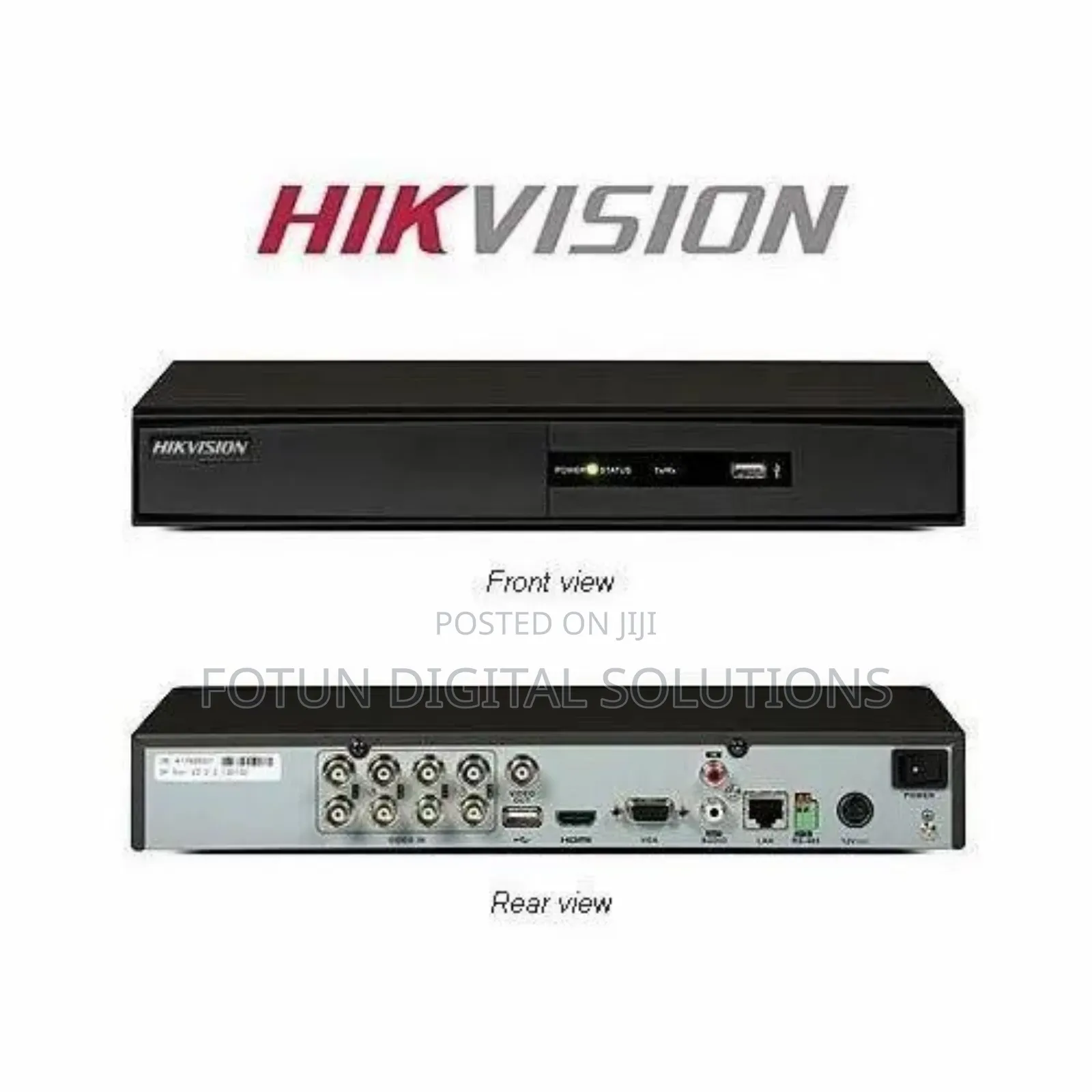 Hikvision 8ch Metal DVR – Rugged Build, Hd Video Recording