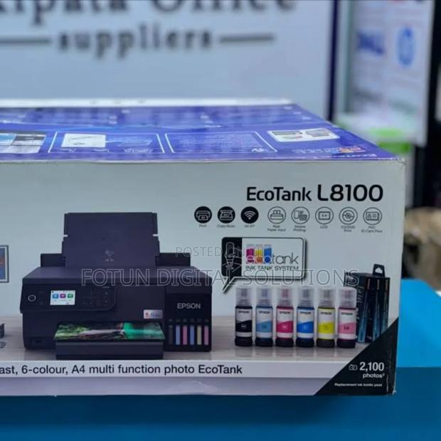 L8100 Epson Printer–Highquality Photoprintingwithsmartscreen