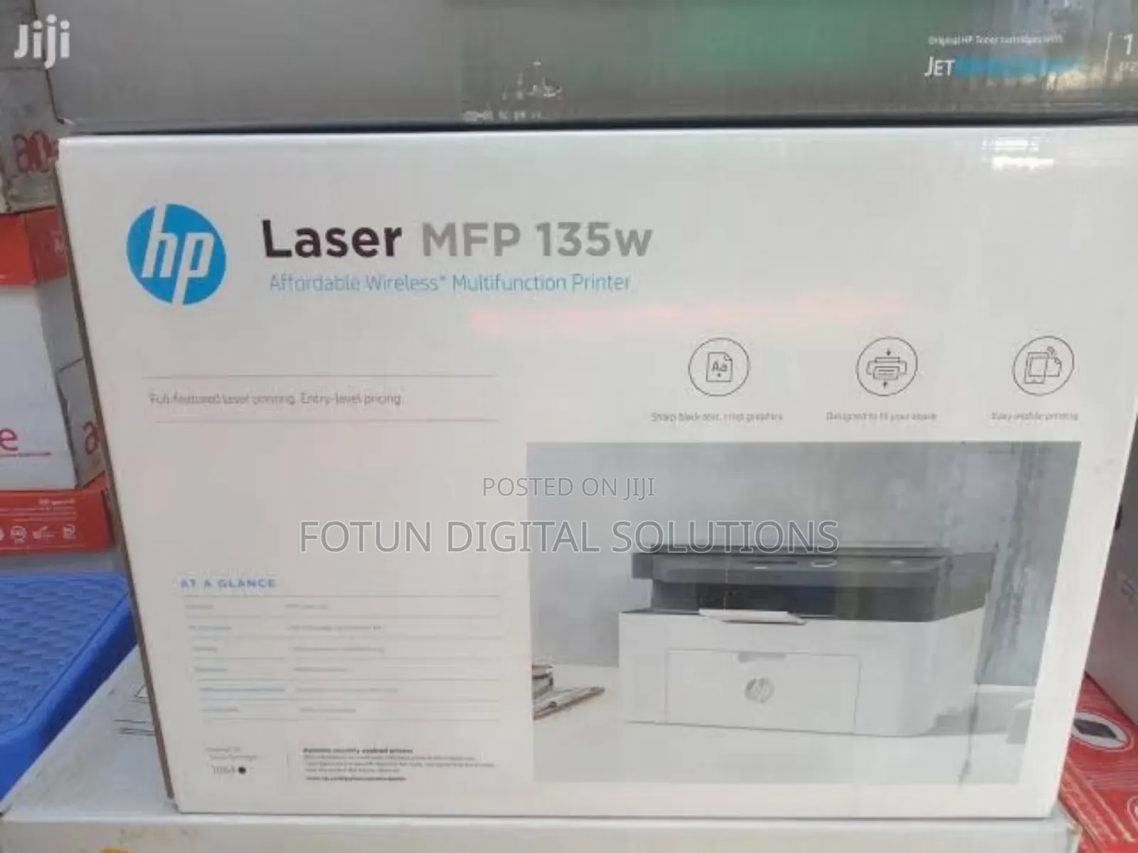 Hp 135w Laser MFP – Wireless Print, Scan Copy in One