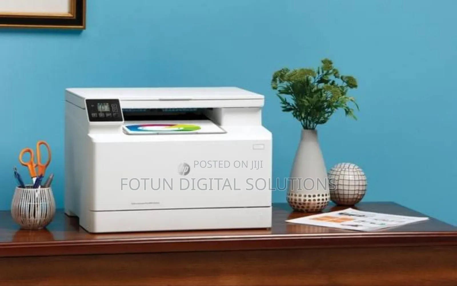 Hp 182fdn Printer –Color Laserjet With Scan, Copyfax Network