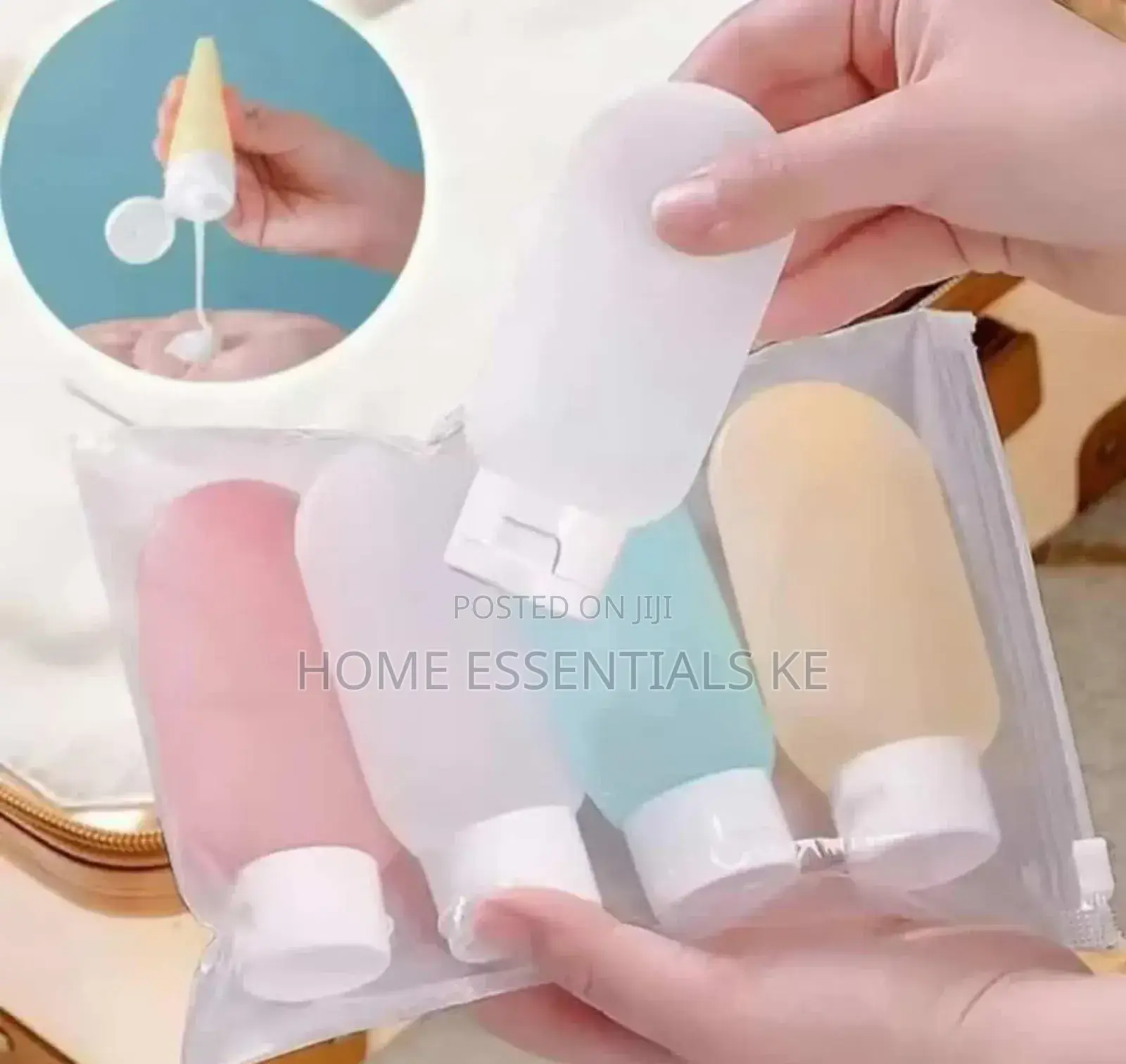 4pcs/ Set Travel Botttle Set
60mls Each