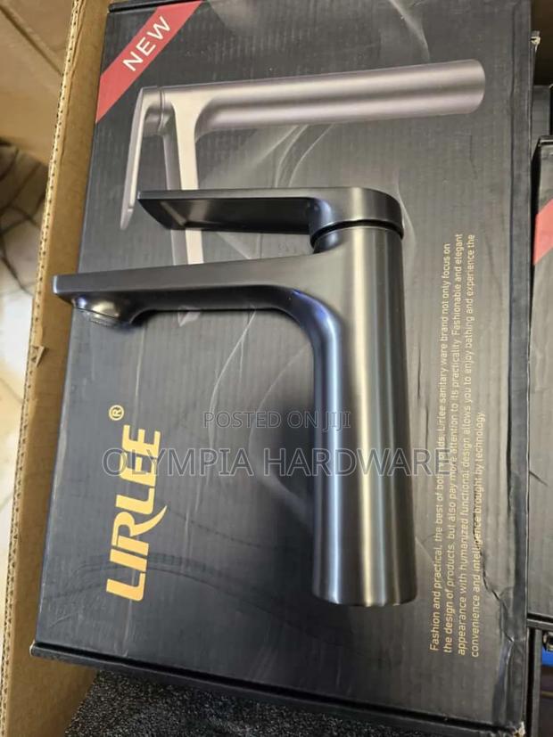Lirlee Dark Grey Basin Mixer