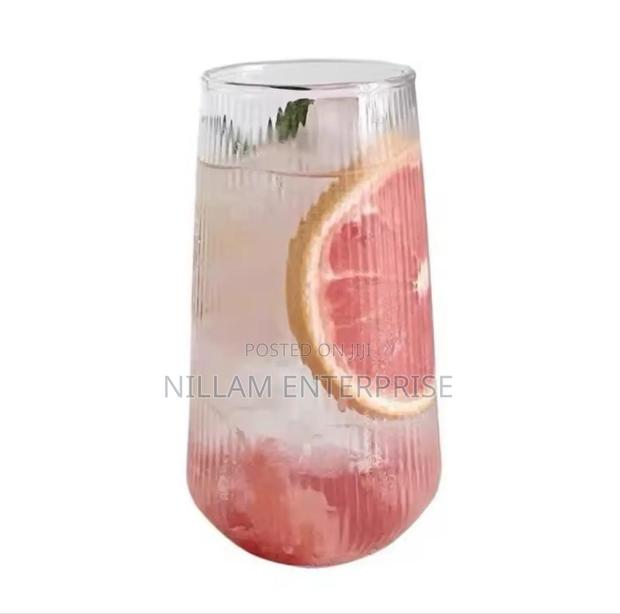 Ribbed Juice/Water Glasses 6pcs - thumbnail 3