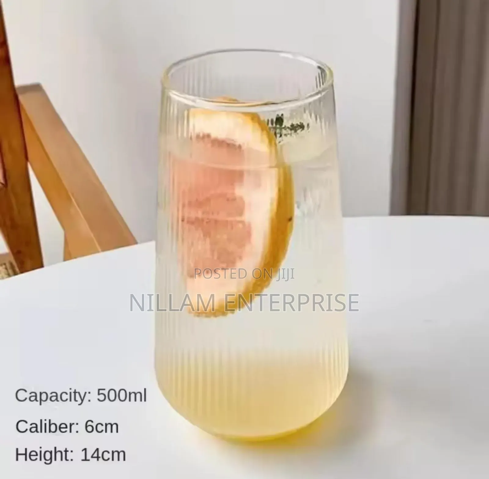 Ribbed Juice/Water Glasses 6pcs
