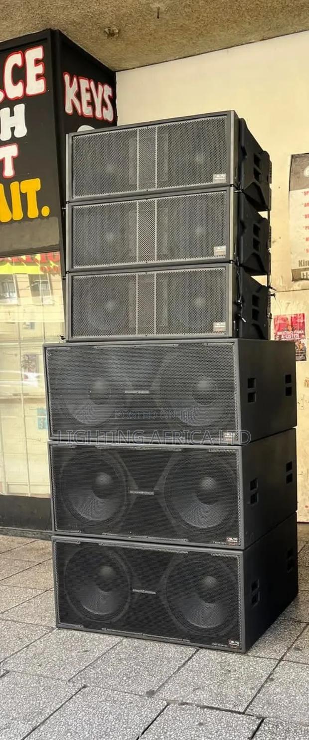 Locally Assembled Double Bass 18" Box Speaker + RCF Speaker