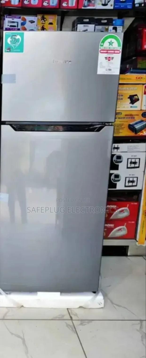 Fridge Hisense 320l, CFC Free/ Double Door; Silver Black - main view