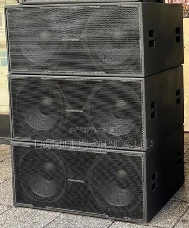 Locally Assembled Double Bass Box Speaker +18" Pd18 Speaker