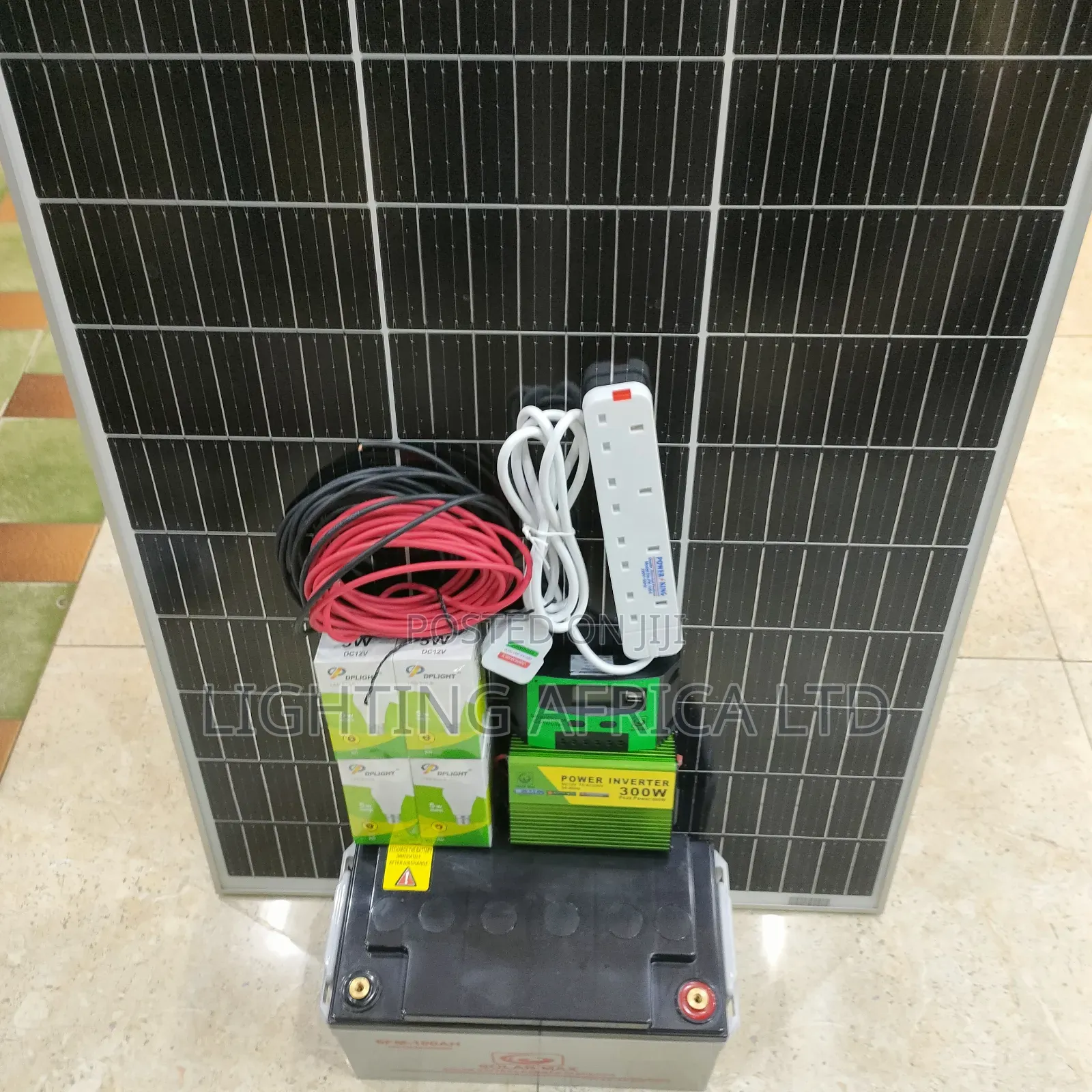 120w Solar + 100ah Solarmax Battery Home Kit Complete