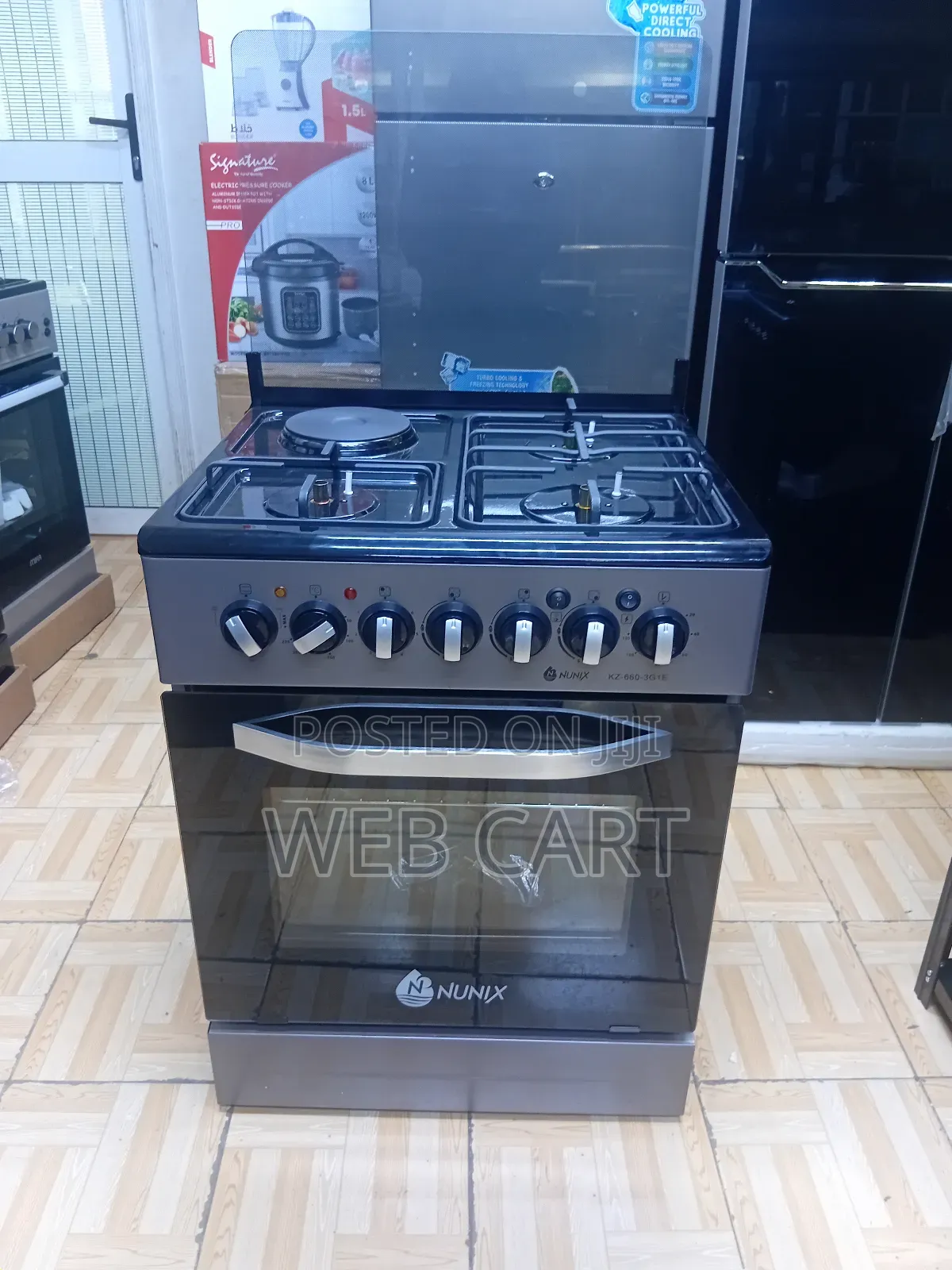 Nunix 60×60 3+1 Cooker With Electric Oven