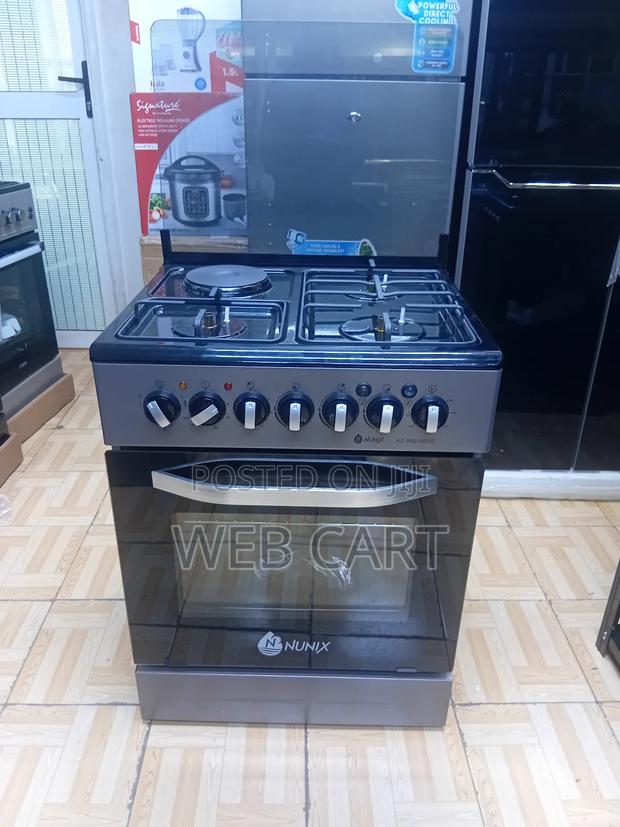 Nunix 60×60 3+1 Cooker With Electric Oven - main view