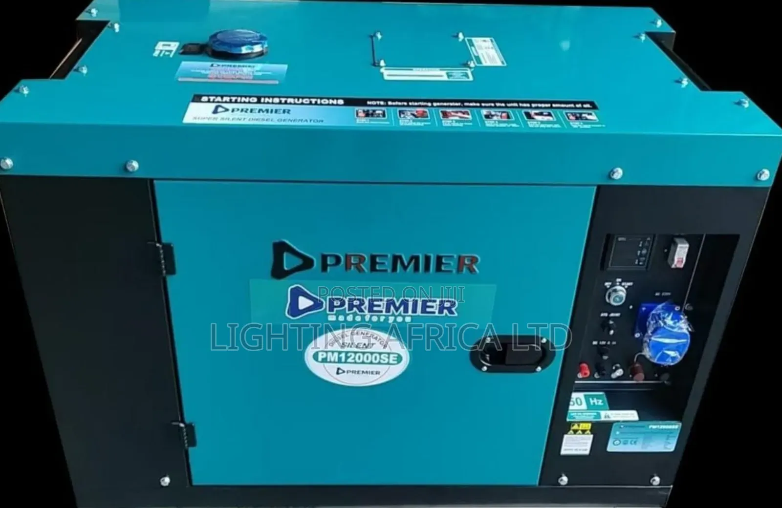 Premier 12.0kva Silent Ats Diesel Engine Generator