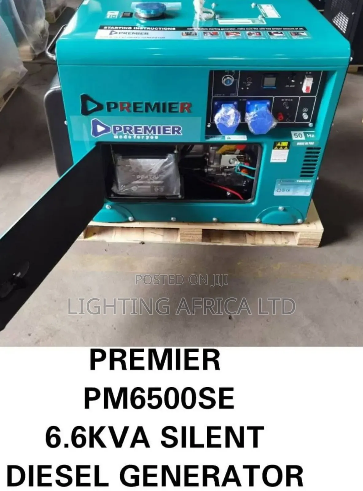 Premier 6.6kva Silent Diesel Generator