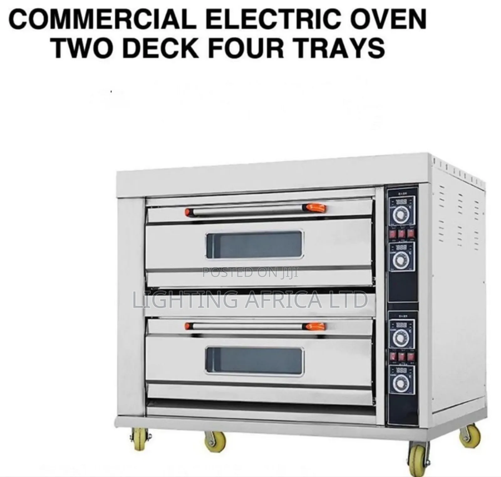 Commercial Electric Two Deck Four Tray Oven