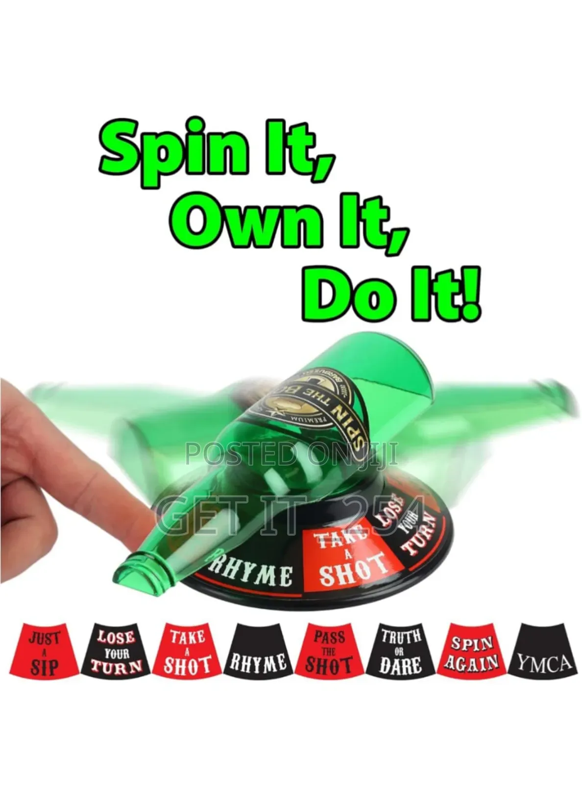 *Spin the Bottle* 
 Classic Party Game
