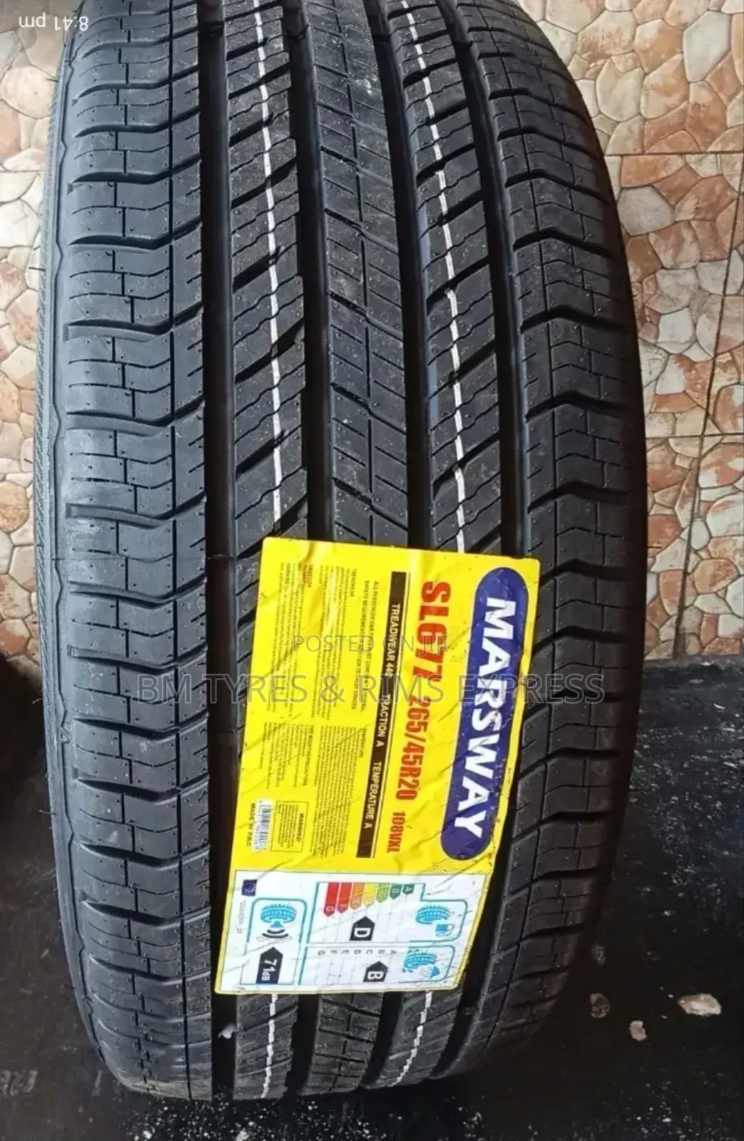265 /45 R20 Marsway Tyres.
