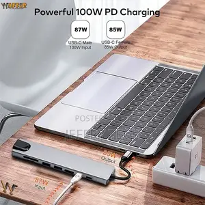 Usb C Hub Type C to Hdmi, Usb 3.0, 8 in 1, for Hp Deel Pro