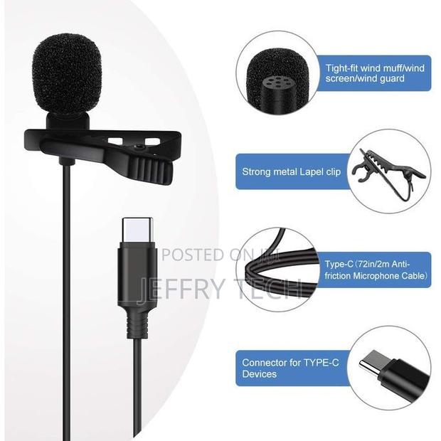 Lavalier Microphone Lavalier Microphone Audio Type-C Port