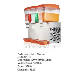 Commercial Juice Dispenser 16l X 3