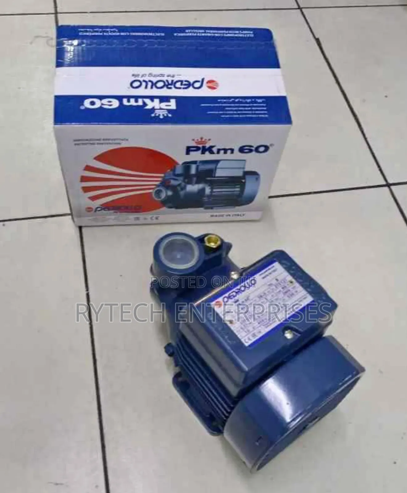 Pedrollo Electric Water Pump (0.5hp)