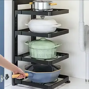 Kitchen Under Sink Pot Holder Multilayer