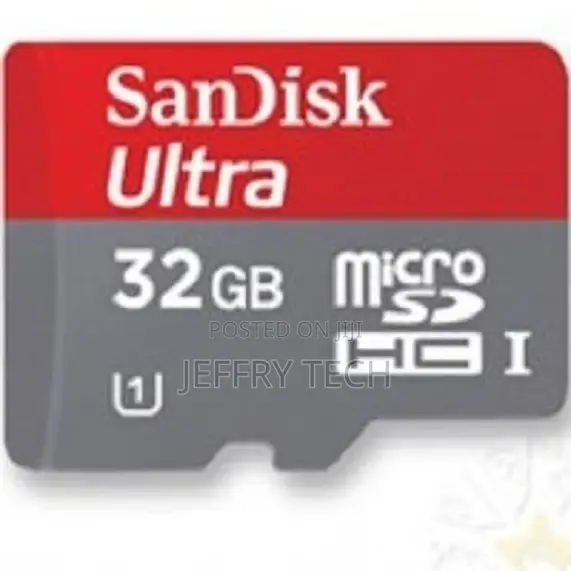Sandisk 32GB Ultra Micro SDHC-UHS-I Memory Card