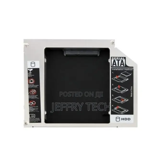 2.5" Second HDD Caddy, Sata to Sata Hard Drive, 9.5mm Cd/DVD