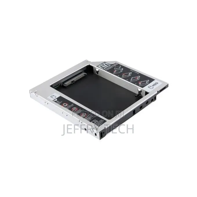 2.5" Second HDD Caddy, Sata to Sata Hard Drive, 9.5mm Cd/DVD
