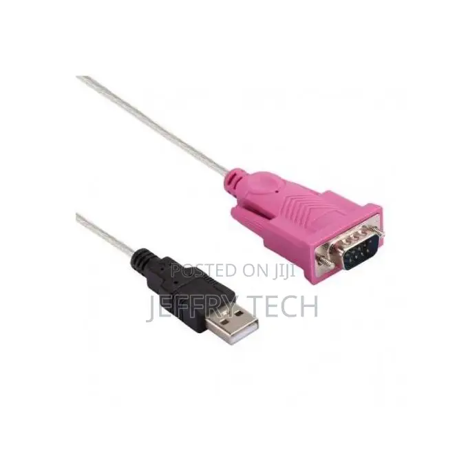 Universal Usb to Rs232 Db9 Male to Male Cable for Windows, M