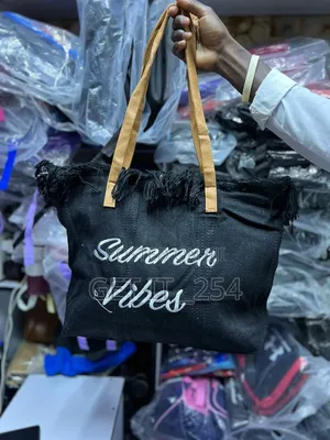 Summer Vibes' Large Capacity Women Beach/ Market Bag