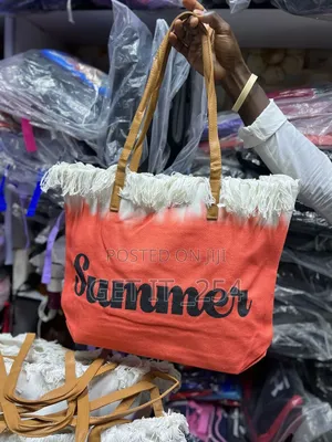 Summer Vibes' Large Capacity Women Beach/ Market Bag