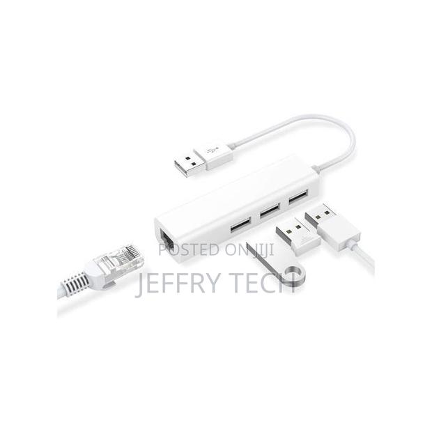 Usb 2.0/3.0 Port to Rj45 Ethernet Lan With 3 Usb Hub Ports