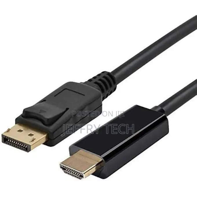 Cable Hdmi to Displayport Adapter Dp Male to Hdmi Male 1.8m