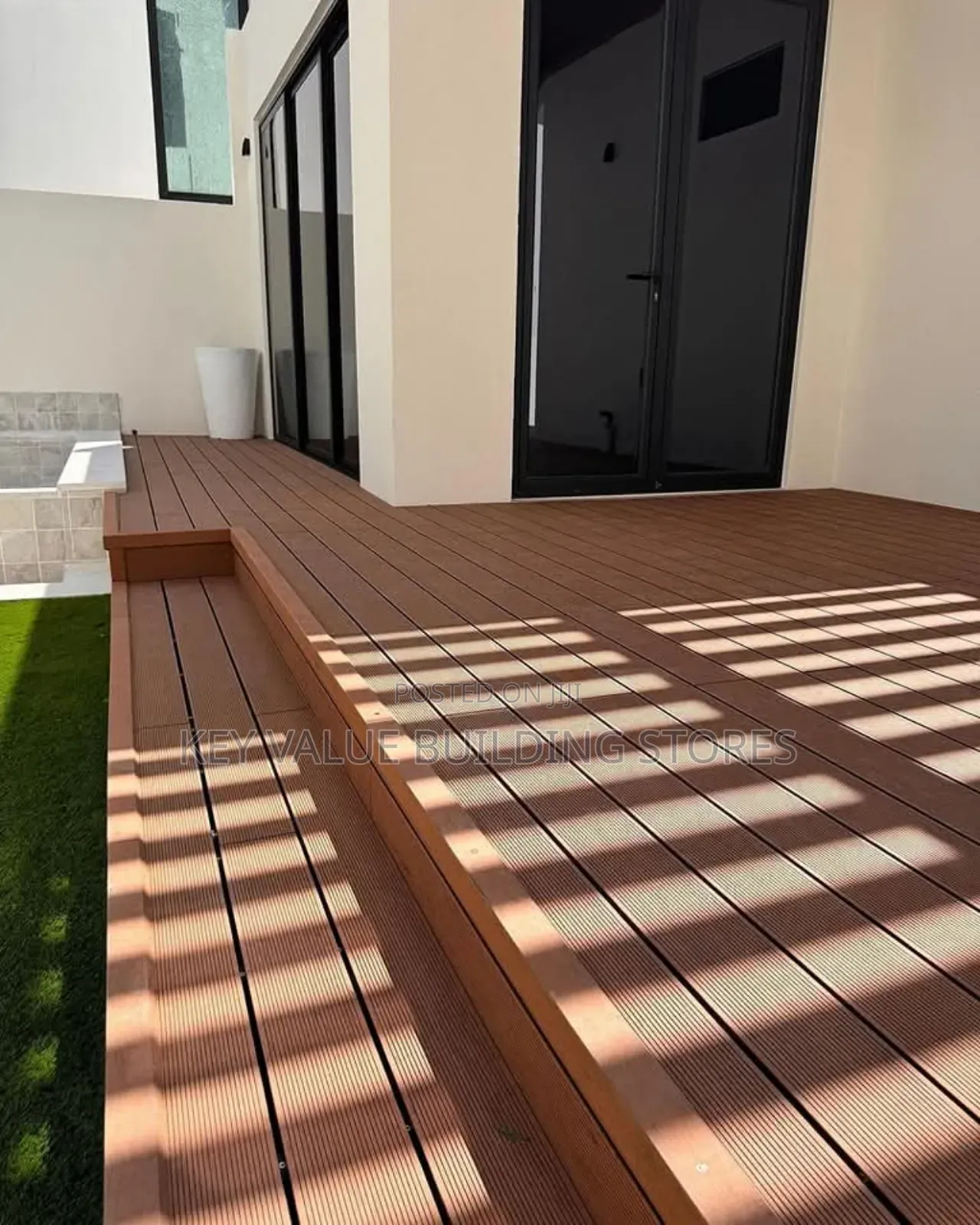 Floor Decking Panels-WPC-Wood Plastic Composite 2.8m *0.16