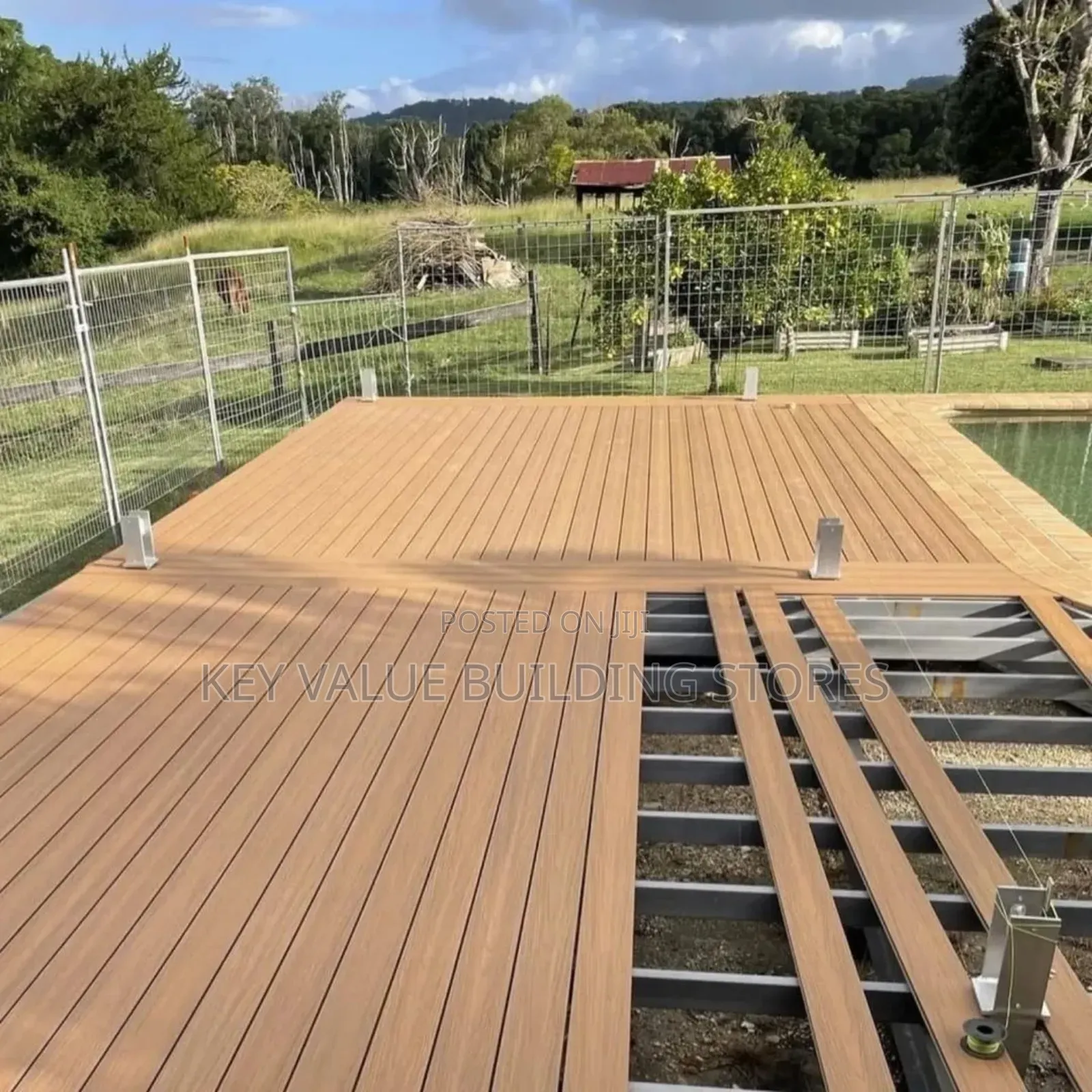 Floor Decking Panels-WPC-Wood Plastic Composite 2.8m *0.16