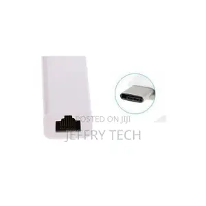 Usb Type C to Rj45 Ethernet With 3 Usb Ports Hub for Macboo