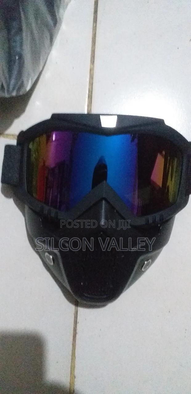 Offroad Bikers Riding Mask With Glass