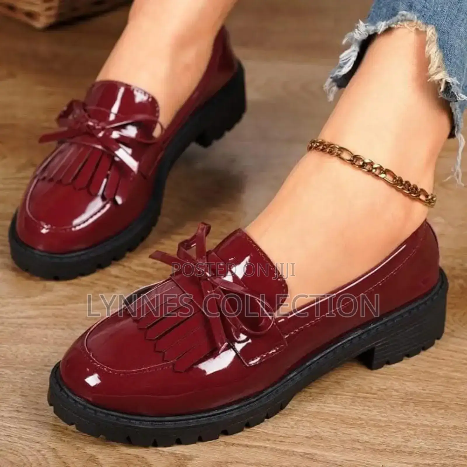 Ladies Wetlook Brogues New Design