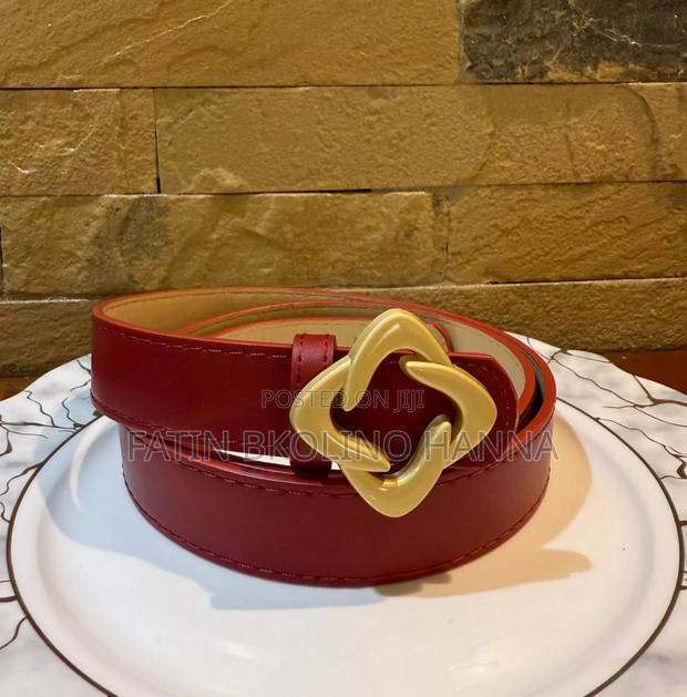 Maroon Trouser Belt - thumbnail 3