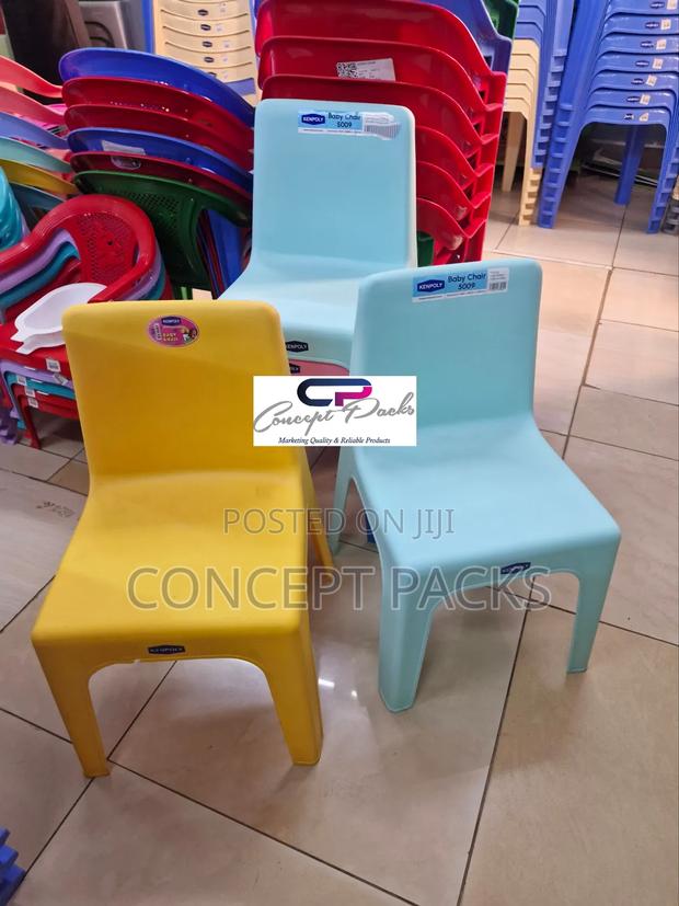 Kindergarten Armless Kenpoly Chairs. - main view