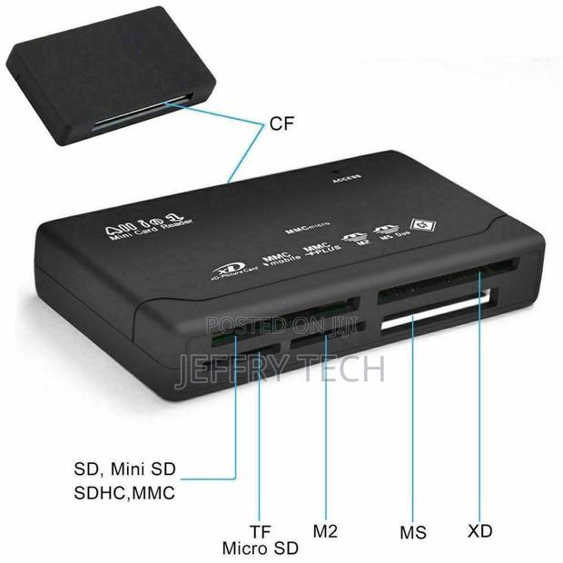 All in One Usb 2.0 Card Reader (Sd / Microsd / M2 / Xd / Cf) - thumbnail 4